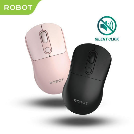 Pekanbaru Robot M207 Wireless Mouse Silent (800 - 1200 - 1600 Dpi)