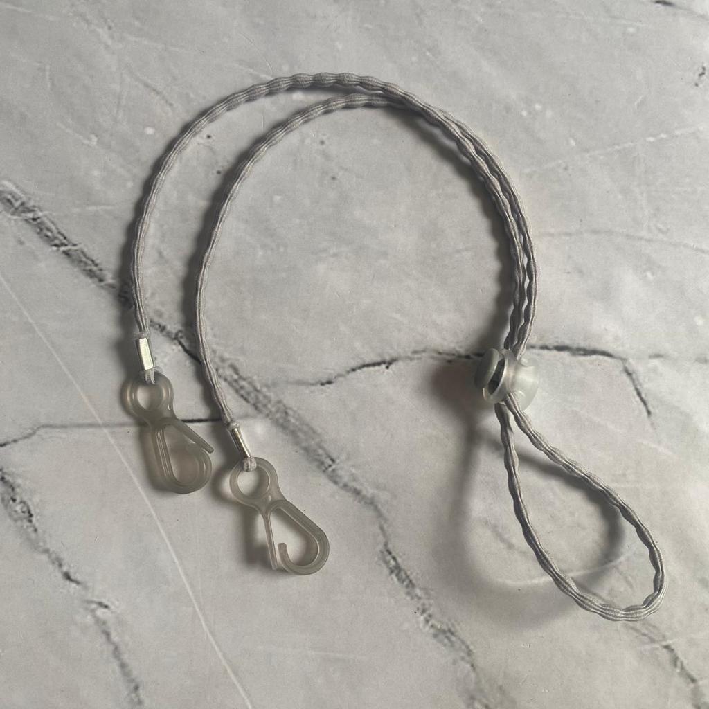 [YL] Strap Masker 2 in 1/ Kalung Masker / Kalung Gantungan Masker Multifungsi Bisa dipakai utk Hijab / Strap Masker Pita/Kalung Masker Hijab 2 in 1 Stap Masker Elastis Konektor Masker Boba