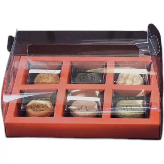Pekanbaru Mooncake Hampers Box / Kotak Kue Bulan / Kotak Mika Gable Sekat