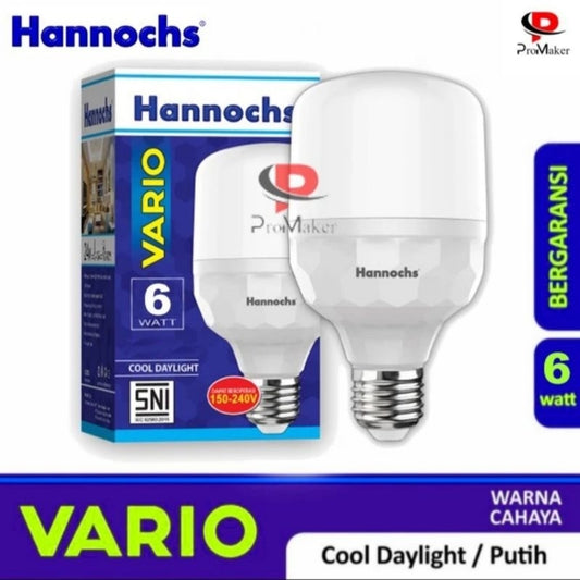 Pekanbaru Lampu Hannochs Vario 6W 12W / Lampu Led Honnochs 6Watt 12 Watt - Putih