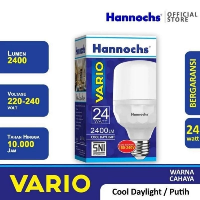 Pekanbaru Lampu Hannochs Vario 18W 24W / Lampu Led Honnochs 18Watt 22 Watt - Putih