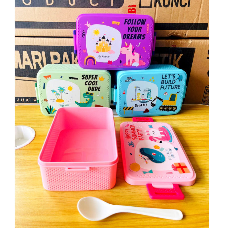 (Bekal sandwiches) Kotak Bekal Makan Anak Kotak Bekal Sandwichess