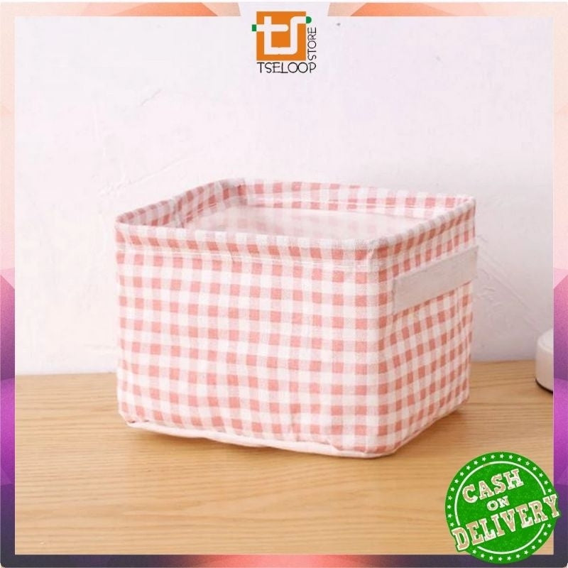 Pekanbaru Desktop Storage Box Keranjang Penyimpanan Serbaguna / Tempat