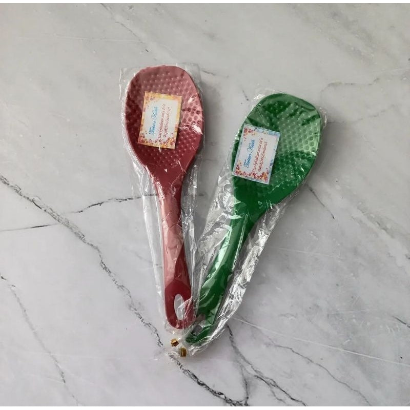 50pcs Souvenir Centong Sendok Nasi Plastik Sovenir Hadiah Acara Pernikahan
