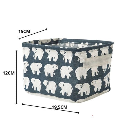 Pekanbaru Desktop Storage Box Keranjang Penyimpanan Serbaguna / Tempat