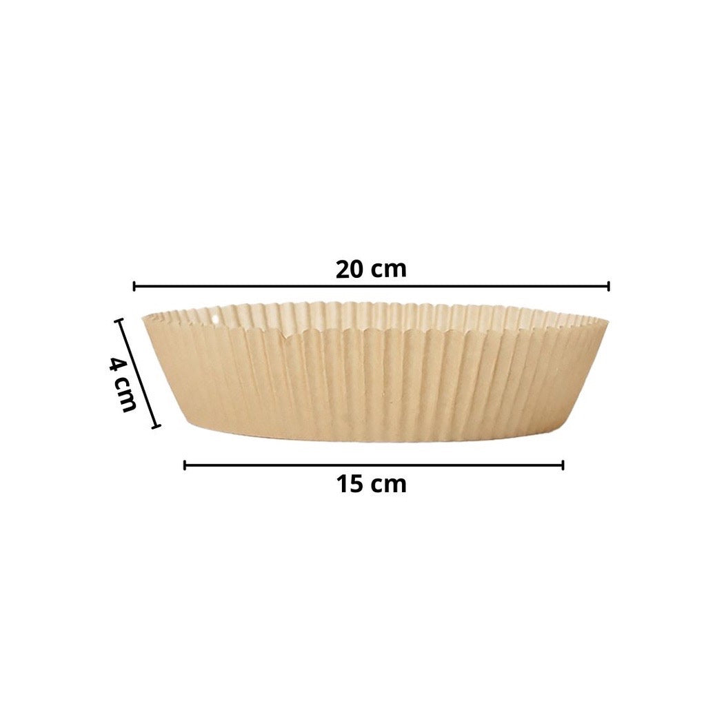 HR-Kertas Alas Baking Air Fryer Anti Lengket , Kertas Minyak , Baking Paper
