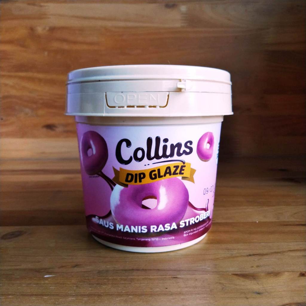 Pekanbaru Collins Dip Glaze Chocolate / Toping Coklat Berbagai Rasa 300Gr