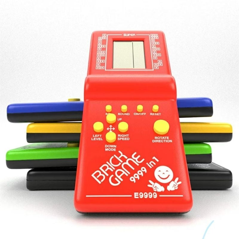 Pekanbaru 0Mainan Anak Mainan Jadul Gameboy 9999 In 1 Gamebot Brick Game Gimbot Susun