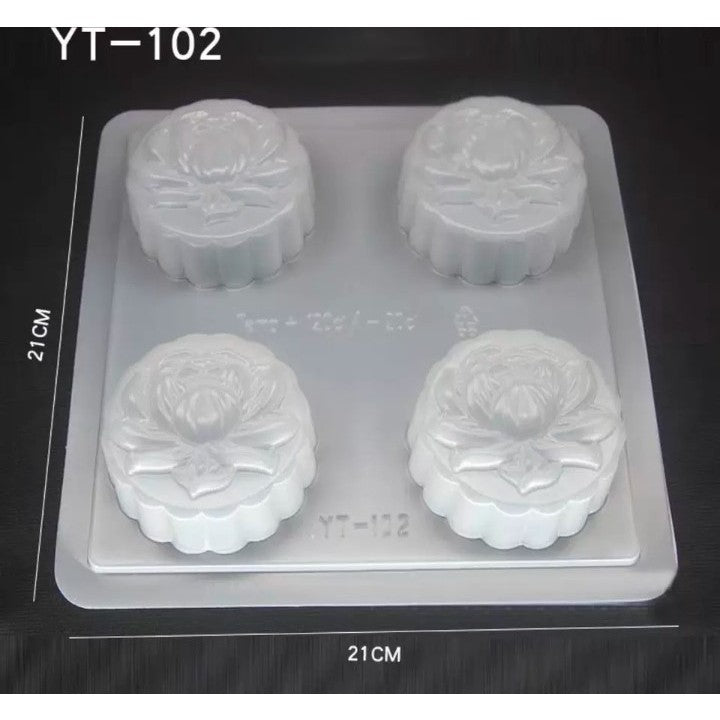 Pekanbaru Cetakan Agar Plastik Mooncake / Kue Bulan Per Pcs