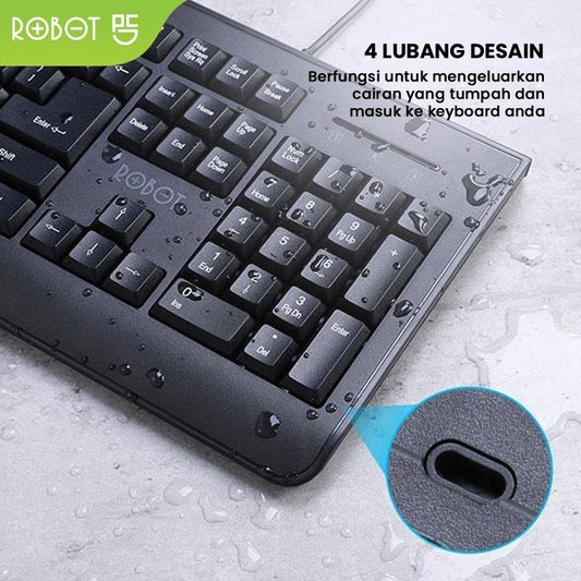Pekanbaru Robot Rk20 Keyboard Usb Kabel 1.5Meter