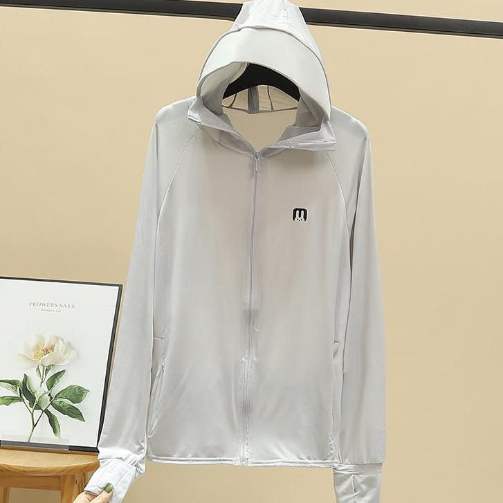 Jaket Anti UV Sun Protection Airism Olahraga Outdoor Indoor Jacket Mesh Hoodie Parasut Fitness Dry Fit Anti Matahari Perlindungan Maksimal Zipper Anti Air