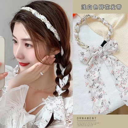 Pekanbaru Bando Mutiara Tali Korea Dari Gaya Ins Rambut Panjang Dengan Jarum Jam