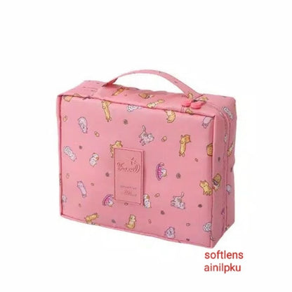 Pekanbaru Tas Kosmetik Travel Berkapasitas Besar Versi Korea Toilet Tas Traveling Kosmetik