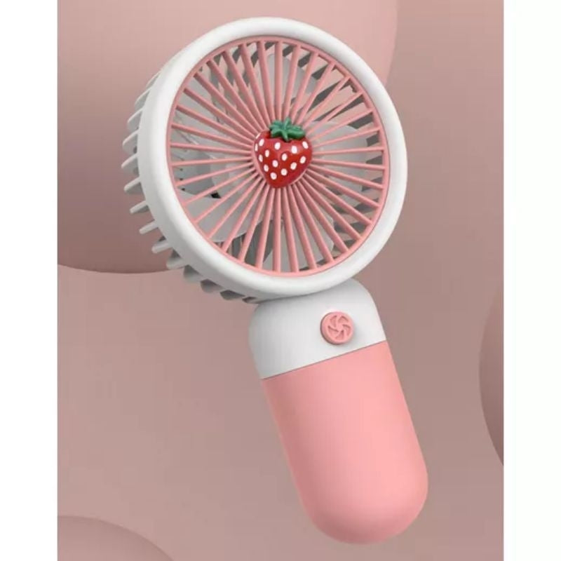 Pekanbaru Kipas Angin (Baterai)Mini Fan Genggam Tangan Portable Stand Holder