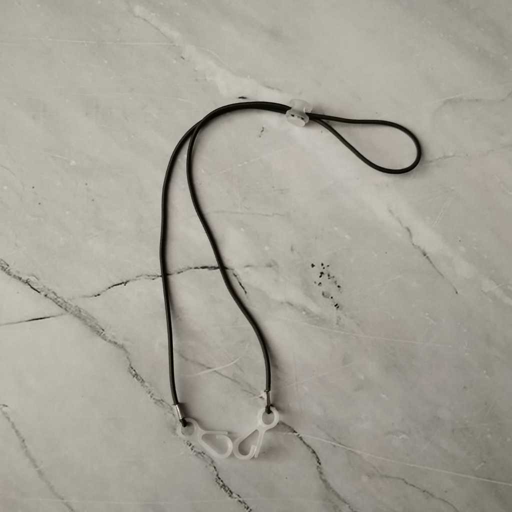 [YL] Strap Masker 2 in 1/ Kalung Masker / Kalung Gantungan Masker Multifungsi Bisa dipakai utk Hijab / Strap Masker Pita/Kalung Masker Hijab 2 in 1 Stap Masker Elastis Konektor Masker Boba
