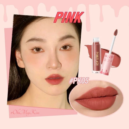 Pekanbaru Pinkflash Watery Glam Lipgloss Super Glossy Shiny Lip Tint High Quality