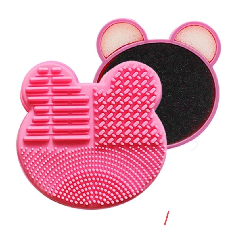 Pekanbaru Alat Pembersih Kuas Brush Make Up Silikon / Pembersih Brus Plus