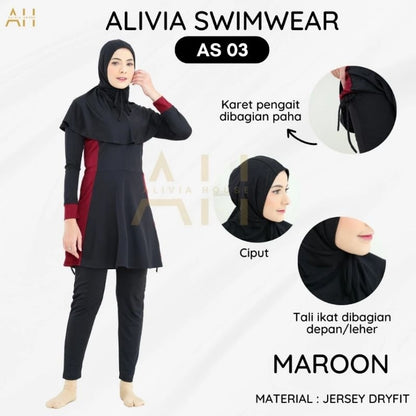 Pekanbaru Baju Renang Muslimah Dewasa Wanita Muslim Perempuan