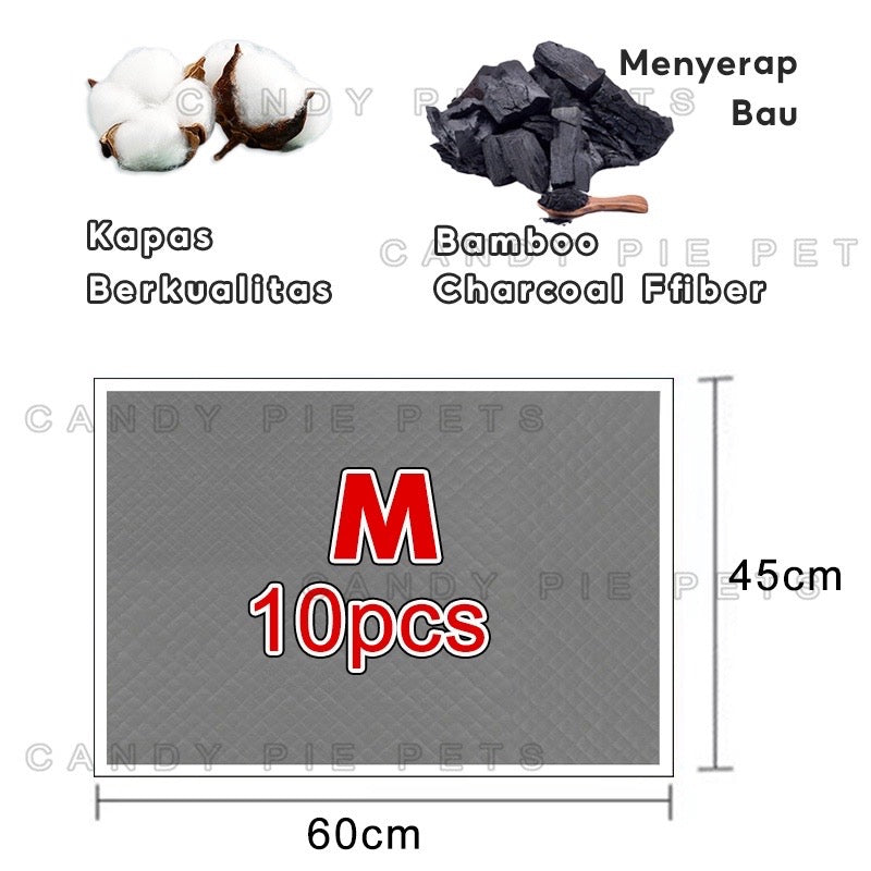 ￼HR-Pad Pipis Kucing Anjing Popok Sekali Pakai Alas Pipis Pee Poop alas kucing melahirkan Underpad