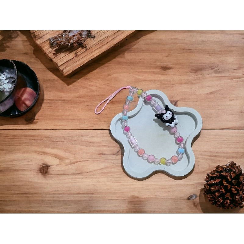 Pekanbaru Strap Phone Sanrio Kuromi / Gantungan HP Kuromi / Tali HP Kuromi