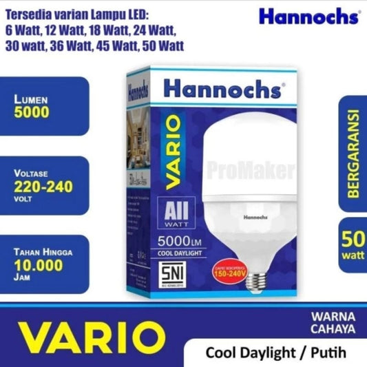 Pekanbaru Lampu Hannochs Vario 45W 50W / Lampu Led Honnochs 45Watt 50 Watt - Putih