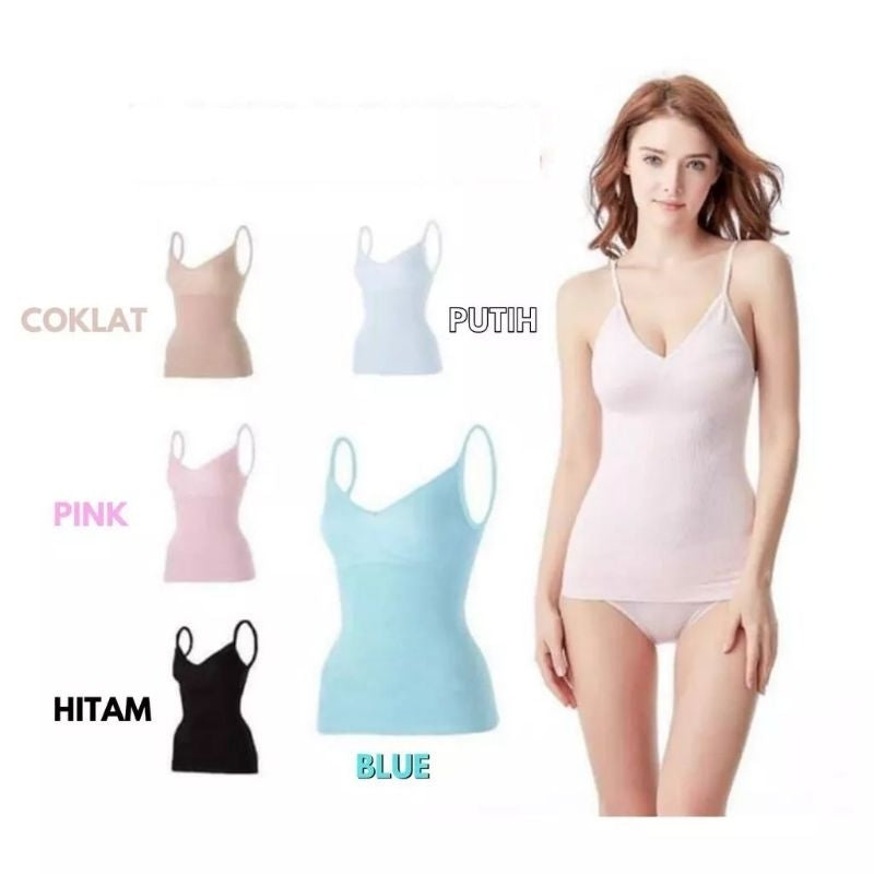 Pekanbaru Karta Atasan Wanita Baju Korset Camisole Tanktop