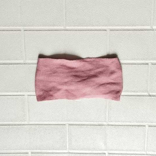 ciput rajut pita karet belakang bandana rajut