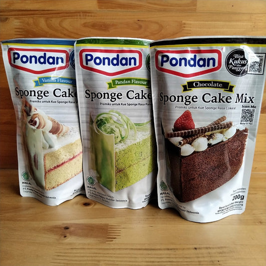 Pekanbaru Pondan Sponge Cake Mix / Tepung Premix Untuk Kue Sponge 200Gr
