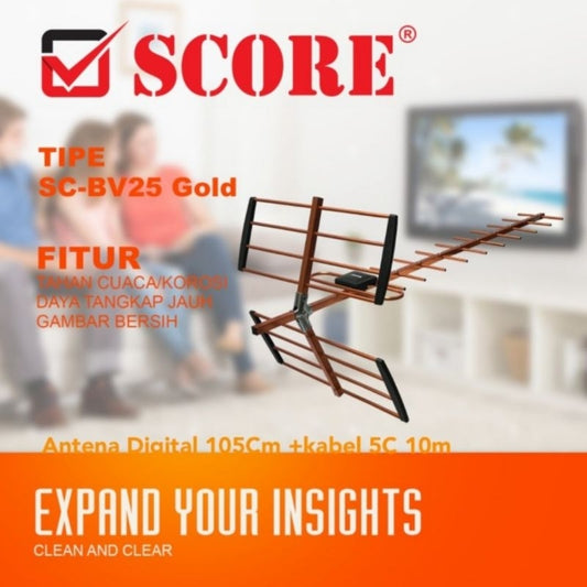 Pekanbaru Antena Tv Digital Score B-V25Sc / Antena Digital
