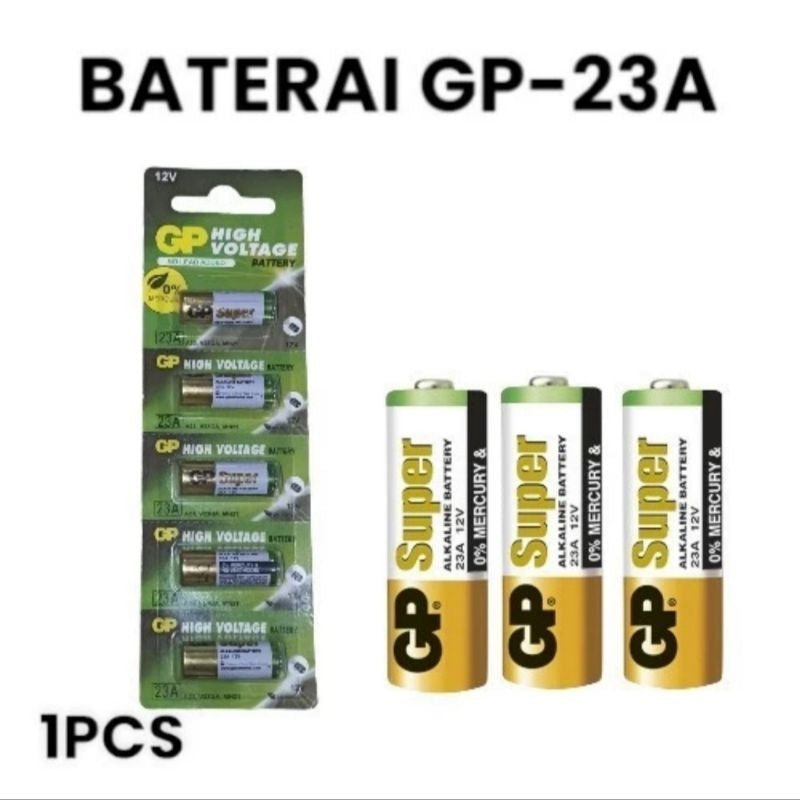 Pekanbaru ( 1Pc ) Baterai Gp 23A 27A / Baterai Gp A23 A27 High Voltage 12V / Baterai Bell Baterai Remot Mobil