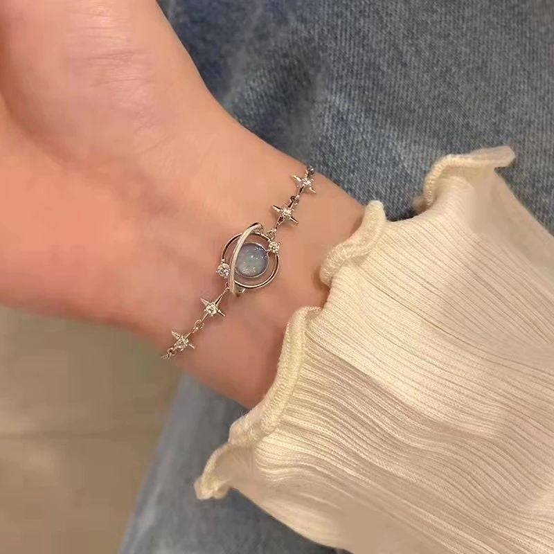 Pekanbaru Gelang Bracelets Fashion Swan Cuff Bracelet With Zircon Women Animal Bird