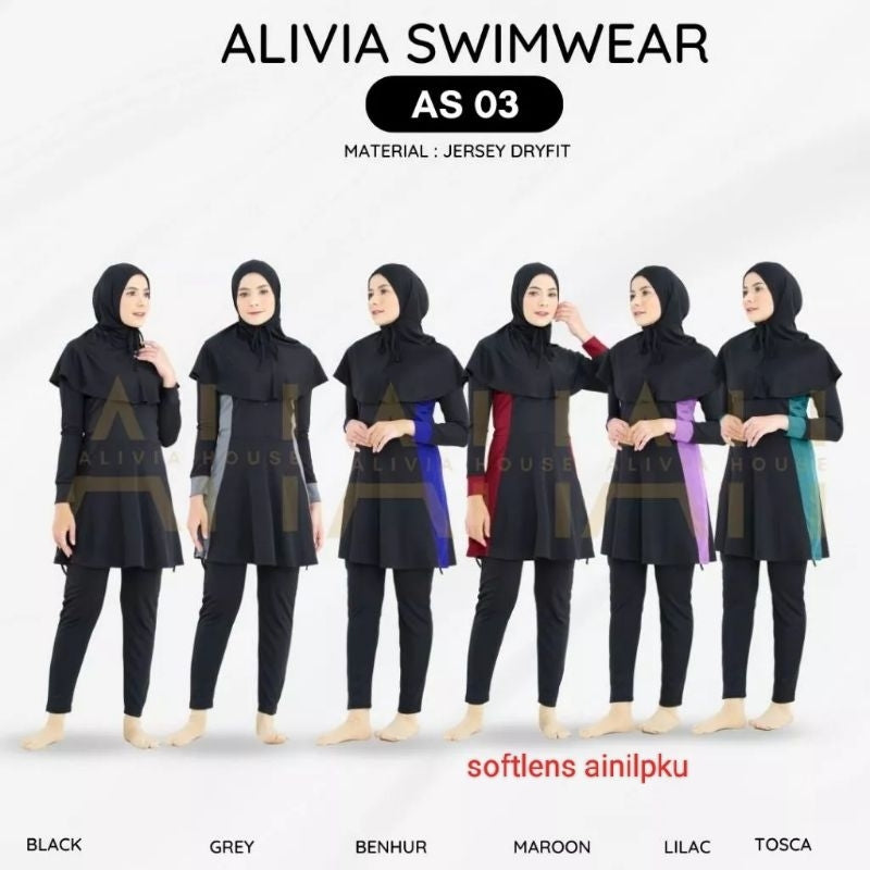 Pekanbaru Baju Renang Muslimah Dewasa Wanita Muslim Perempuan