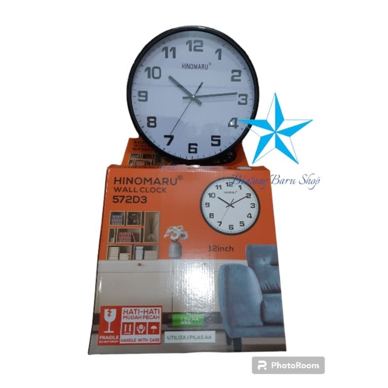 Pekanbaru Jam Dinding Himawari 12 Inci / Jam Dinding Cantik