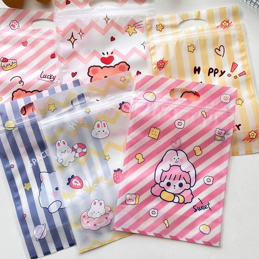 Pekanbaru Plastik Cookies Zip Handle 15.5 X 22.5Cm Berbagai Motif Per Pcs