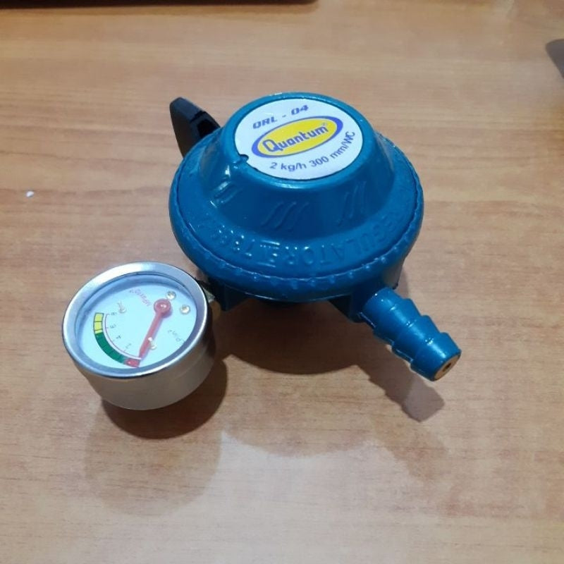 Pekanbaru Kepala Regulator Gas Quantum Qrl 14 Dan Qrl 04 Dengan Meteran