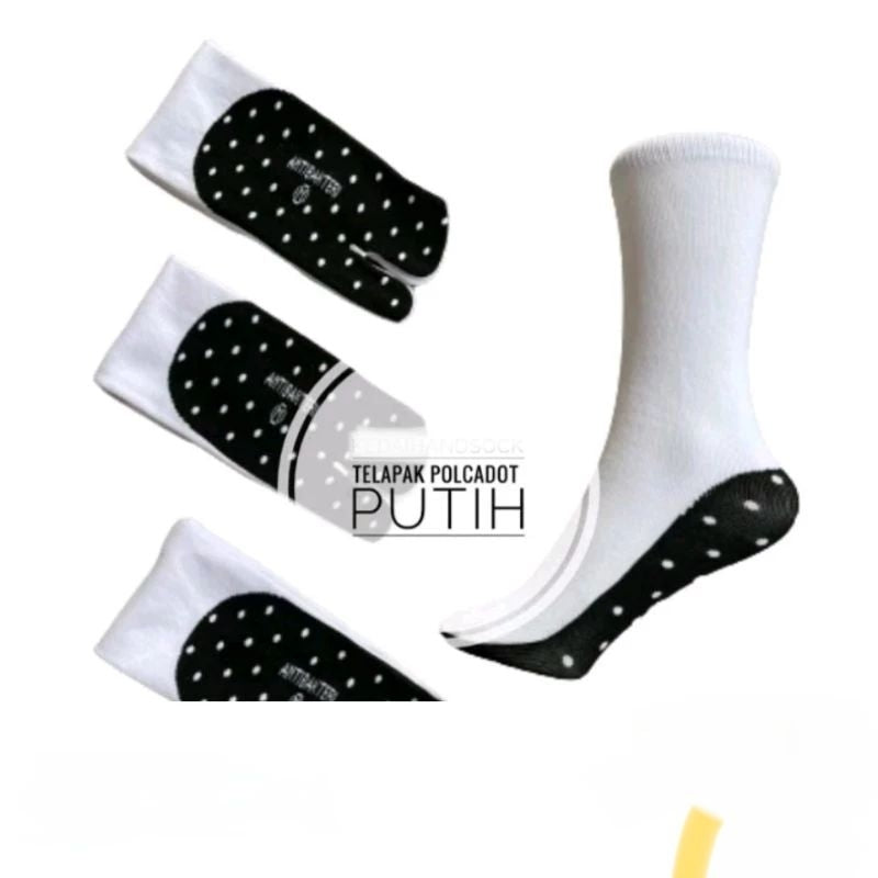 Pekanbaru Kaos Kaki Telapak Polcadot Spandek Nylon