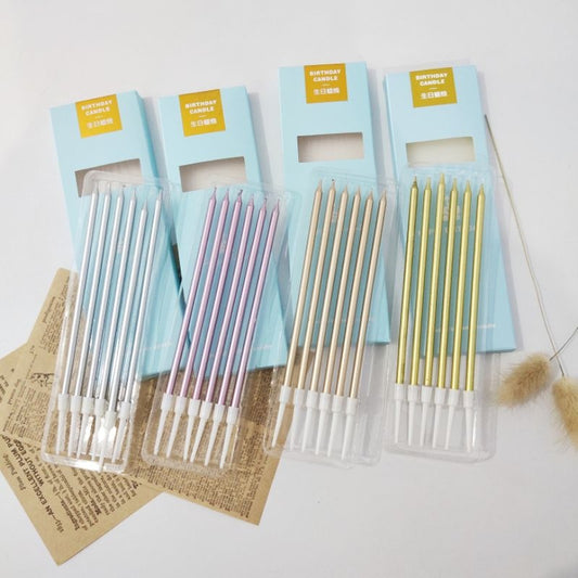 Pekanbaru Lilin Ulang Tahun Candle Lurus Metalik Per Box