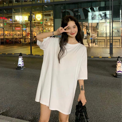 [littlecrab] Kaos Oversize Kupu-Kupu Glow in Flash / Big Back Butterfly Pattern Hologram T-Shirt Manik-Manik Simple Aesthetic Korean Style