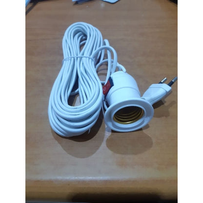 Pekanbaru Fitting Lampu / Fitting Gantung Plus Kabel 3 Meter Dan 5 Meter