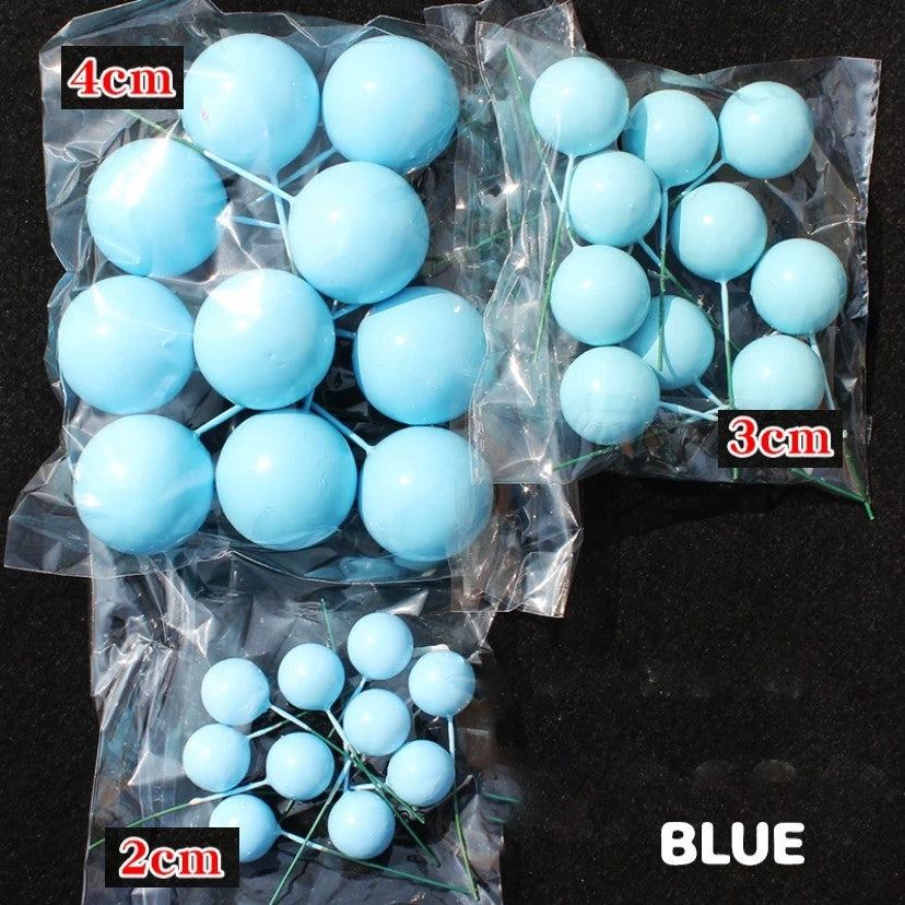 Pekanbaru Topper / Hiasan Kue Bentuk Bulat Warna Warni Per Pack