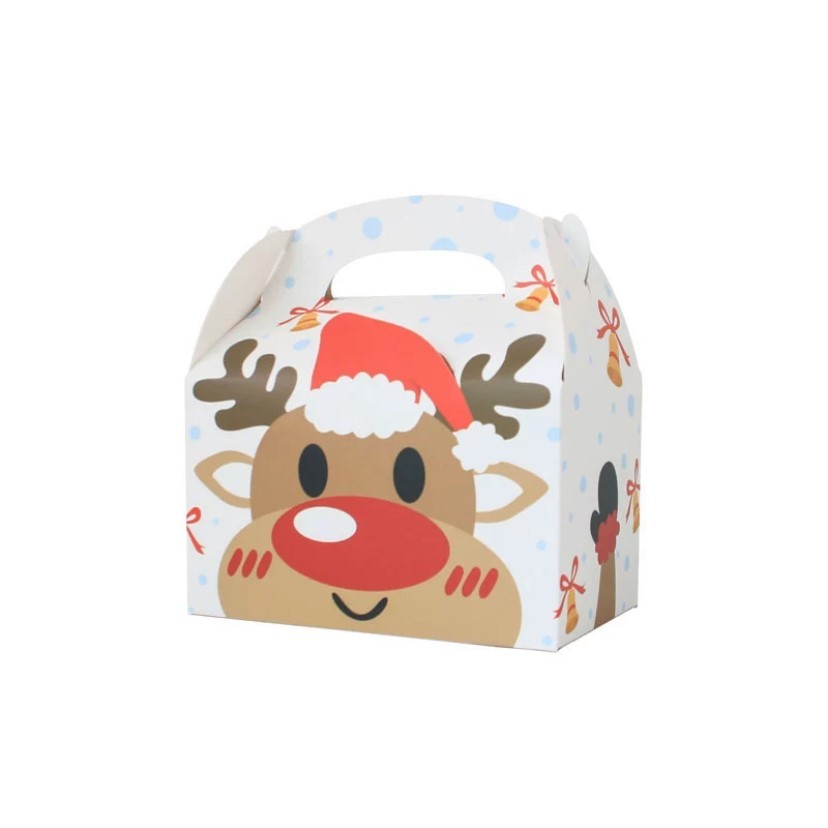 Pekanbaru Christmas Hampers Box / Kotak Hampers Natal Gable Warna Warni