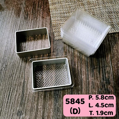 Pekanbaru Mika Tray Mini Bening Untuk Nastar Per Pack