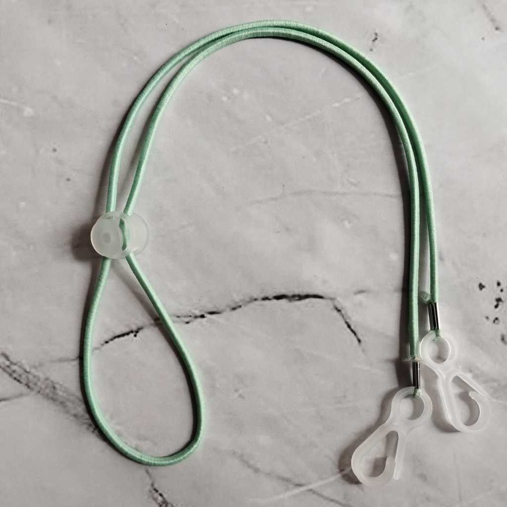 [YL] Strap Masker 2 in 1/ Kalung Masker / Kalung Gantungan Masker Multifungsi Bisa dipakai utk Hijab / Strap Masker Pita/Kalung Masker Hijab 2 in 1 Stap Masker Elastis Konektor Masker Boba