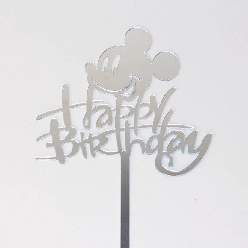 Pekanbaru Cake Topper Akrilik Happy Birthday / Mother'S Day / Father'S Day Ukuran Besar (Instan Only)