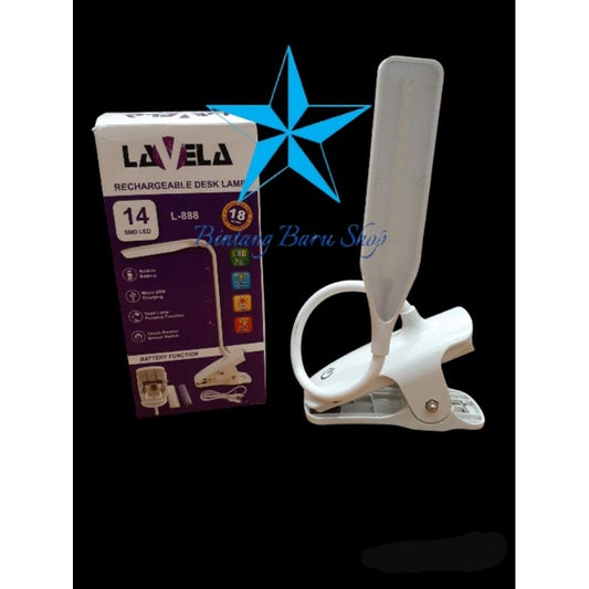 Pekanbaru Lampu Belajar Jepit / Lampu Darurat / Lampu Emergency Lavela L-888