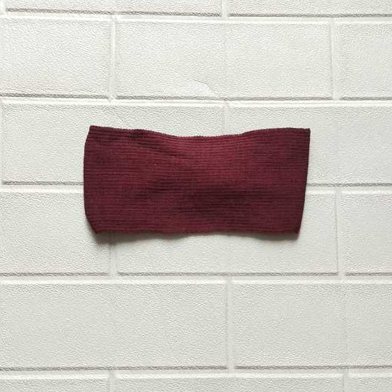 ciput rajut pita karet belakang bandana rajut