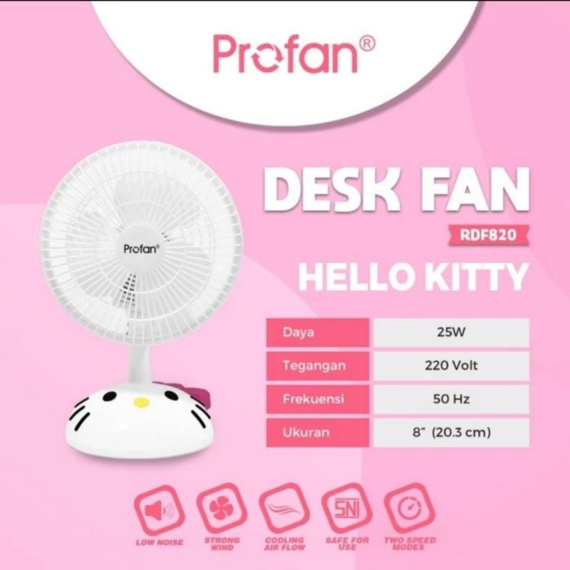 Pekanbaru Kipas Angin Karakter / Kipas Angin Meja 8 Inch Profan