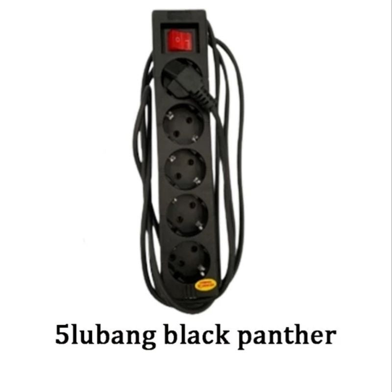 Pekanbaru Cok Sambung / Kabel Sambung / Stop Kontak Pioline Black Phanter 2L 3L 4L 5L 3Meter