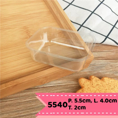 Pekanbaru Mika Tray Mini Bening Untuk Nastar Per Pack