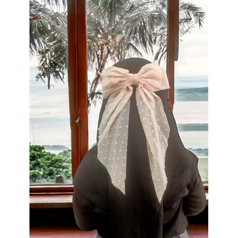 Pekanbaru Pita Rambut Aurelia Polkadot / Pita Hijab Aurelia Polkadot